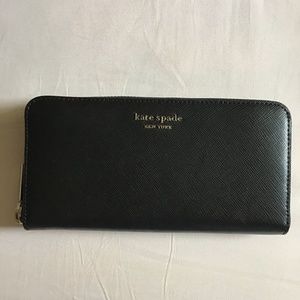 Kate Spade New York Spencer Saffiano Leather Zip-Around Continental Wallet